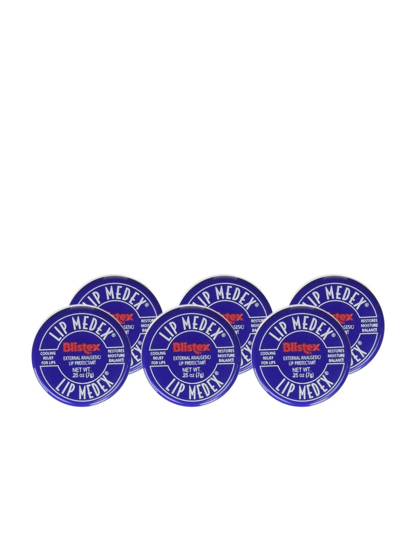 Blistex Lip Medex External Analgesic/Lip Protectant 0.25 oz (Pack of 6)