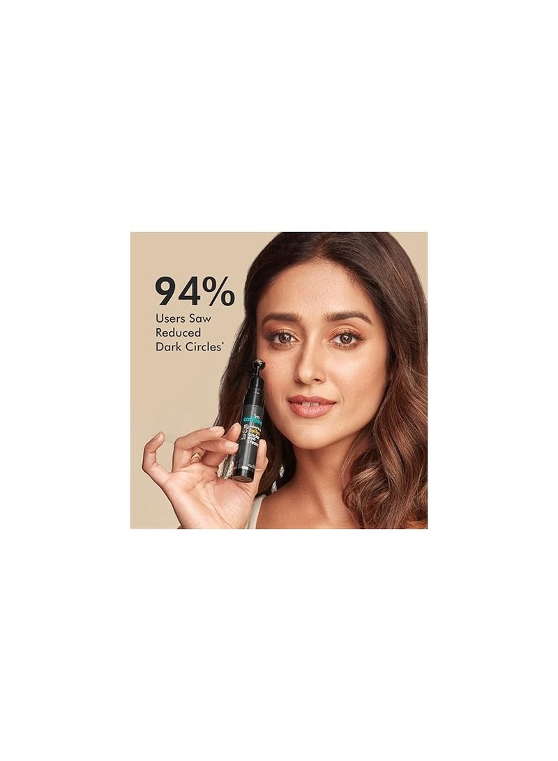 mCaffeine Coffee Under Eye Cream Gel for Dark Circles Puffiness Fine Lines
