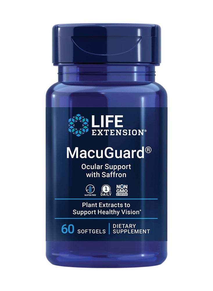 Life Extension MacuGuard, 60 Softgels