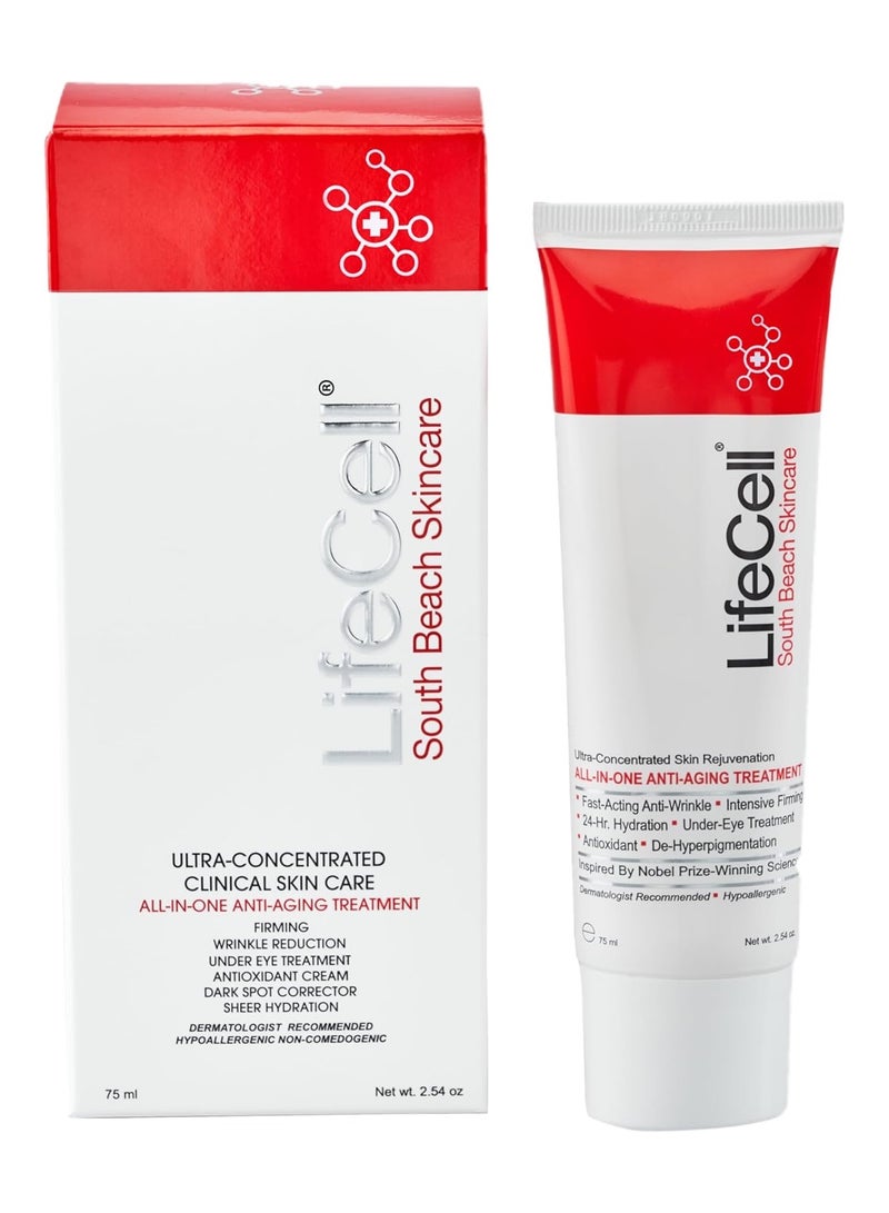 Lifecell Anti Aging Wrinkle South Beach Skin Care 2.54oz