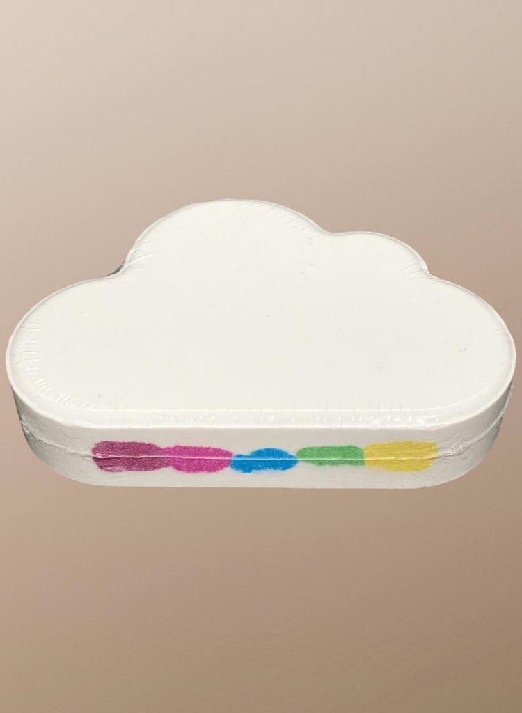 Colorful Cloud Shaped Moisturizing Bath Bomb With Lavender Scent 150g
