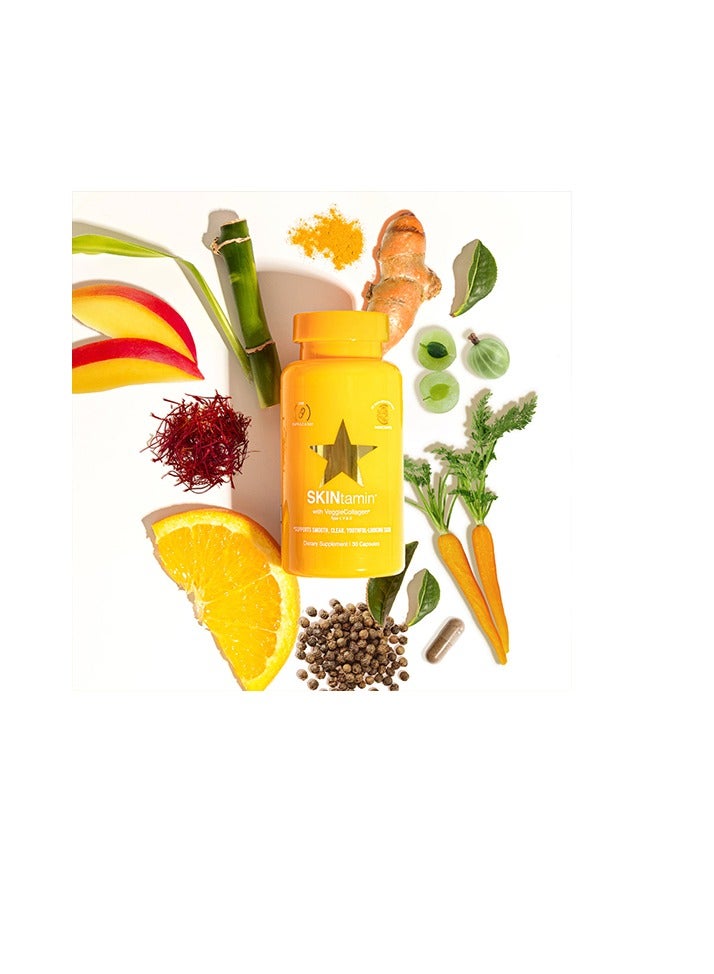 Skintamin With Veggie Collagen - 30 Capsules