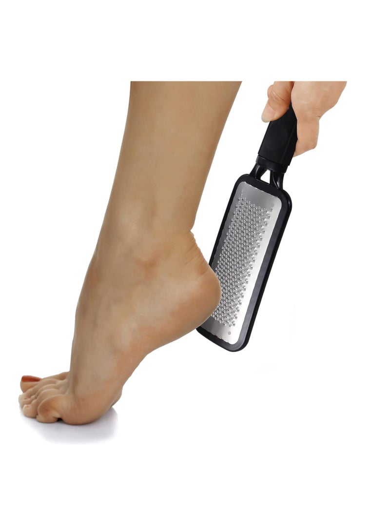 Colossal Pedicure Rasp Foot File, Professional Foot Care Pedicure Stainless Steel File to Removes Hard Skin, Can Be Used On Both Dry and Wet Feet