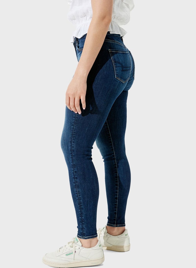 High Waist Curvy Jeggings