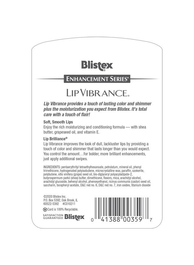 Lip Vibrance Lip Protectant 0.13 Oz (Pack Of 8)