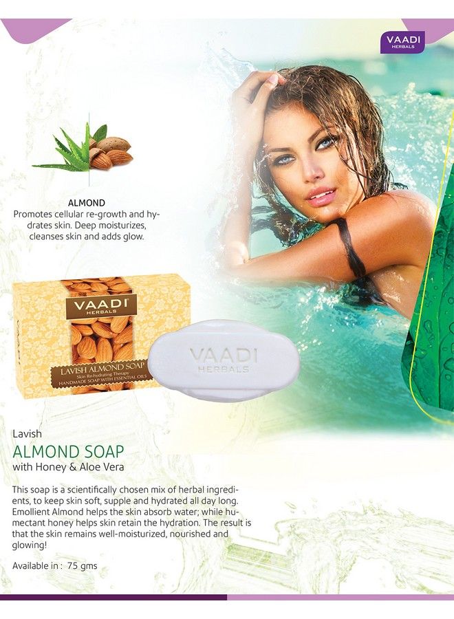 Lavish Almond Soap 75G (Pack Of 12)