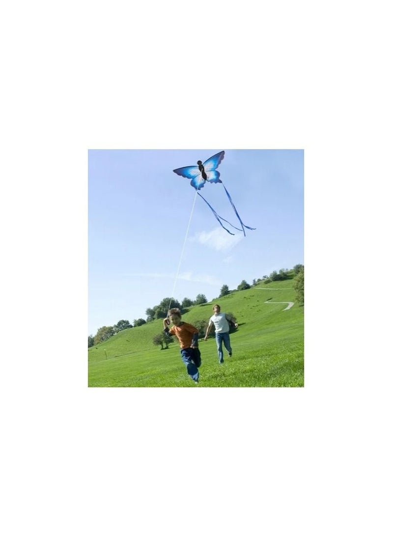 1-Piece Classical LED Lights Butterfly Kite,Outdoor Easy to Fly Kite with Hand Holding Wheel and 100M Line