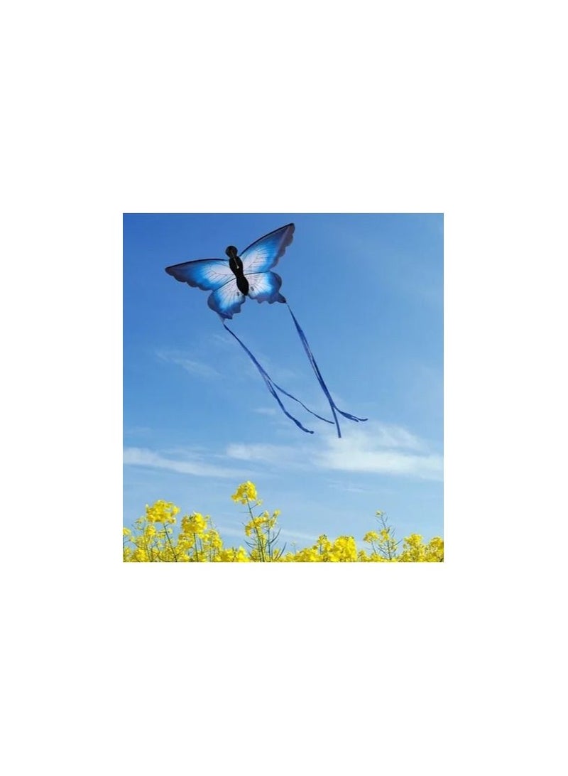 1-Piece Classical LED Lights Butterfly Kite,Outdoor Easy to Fly Kite with Hand Holding Wheel and 100M Line