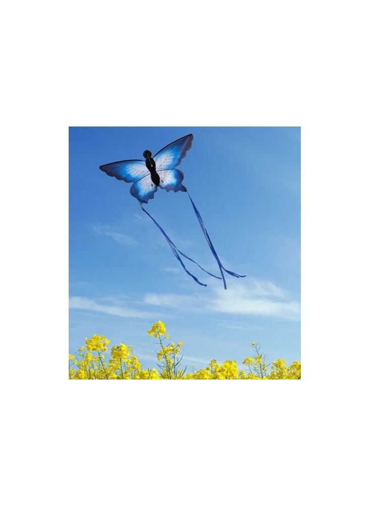 1-Piece Classical LED Lights Butterfly Kite,Outdoor Easy to Fly Kite with Hand Holding Wheel and 100M Line