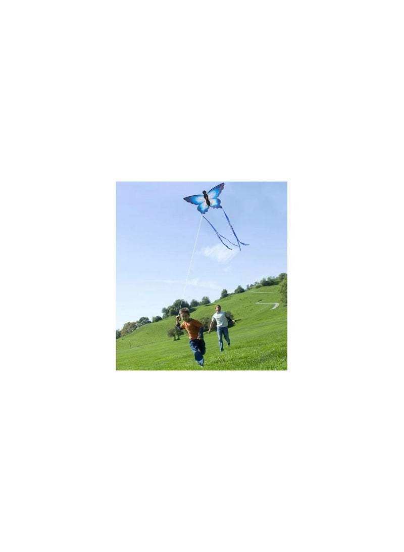 1-Piece Classical LED Lights Butterfly Kite,Outdoor Easy to Fly Kite with Hand Holding Wheel and 100M Line