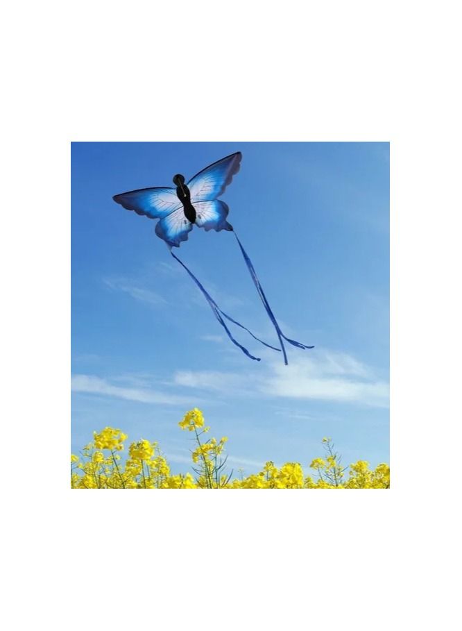 1-Piece Classical LED Lights Butterfly Kite,Outdoor Easy to Fly Kite with Hand Holding Wheel and 700M Line