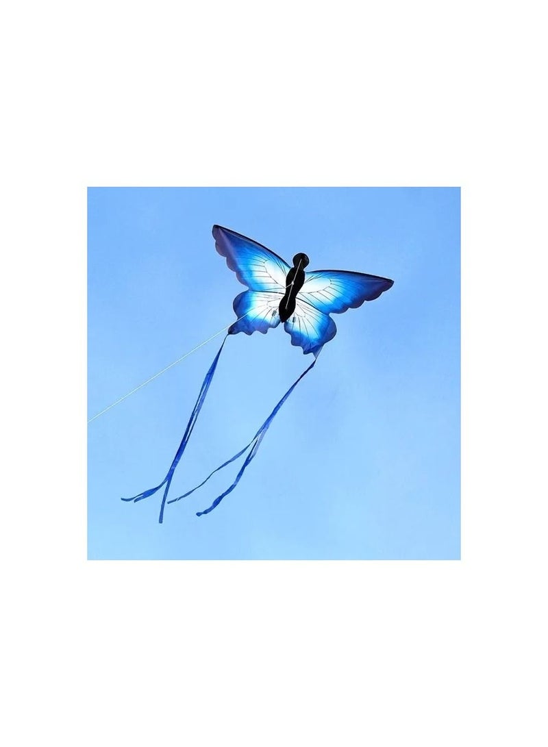 1-Piece Classical LED Lights Butterfly Kite,Outdoor Easy to Fly Kite with Hand Holding Wheel and 200M Line