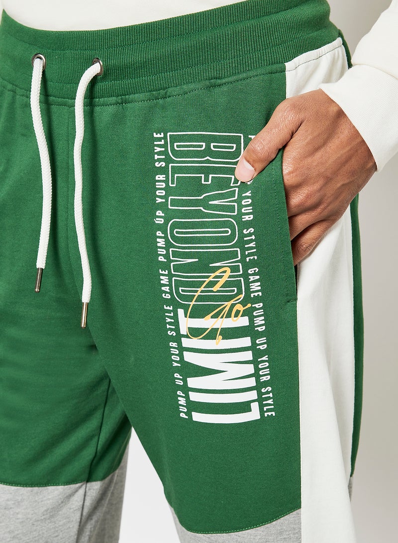 Regular Fit Joggers Green/Grey