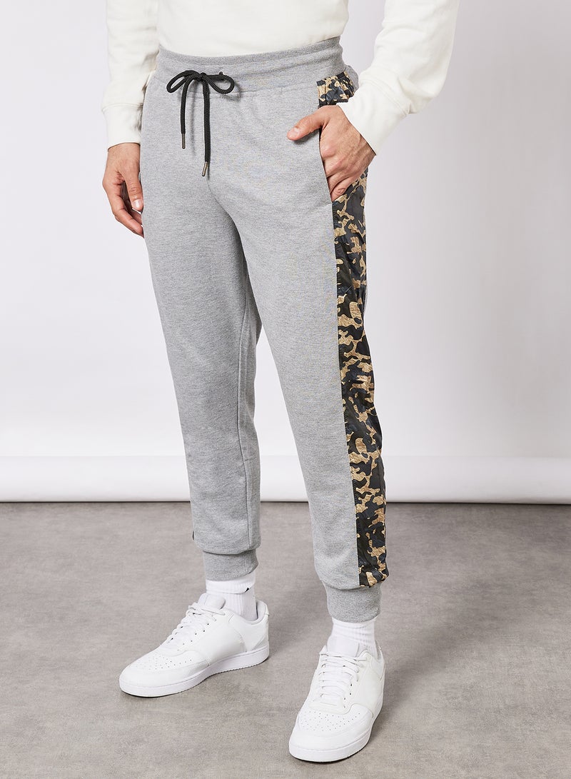 Regular Fit Joggers Grey/Green