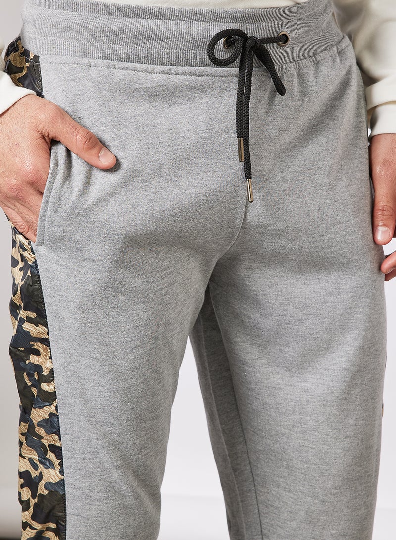 Regular Fit Joggers Grey/Green