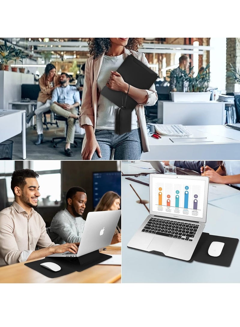 13-14 Inch Laptop Sleeve Case Leather Bag Compatible with MacBook Air 13.3''/13.6'' M1 M2/MacBook Pro 13 2022-2016/Dell XPS 13