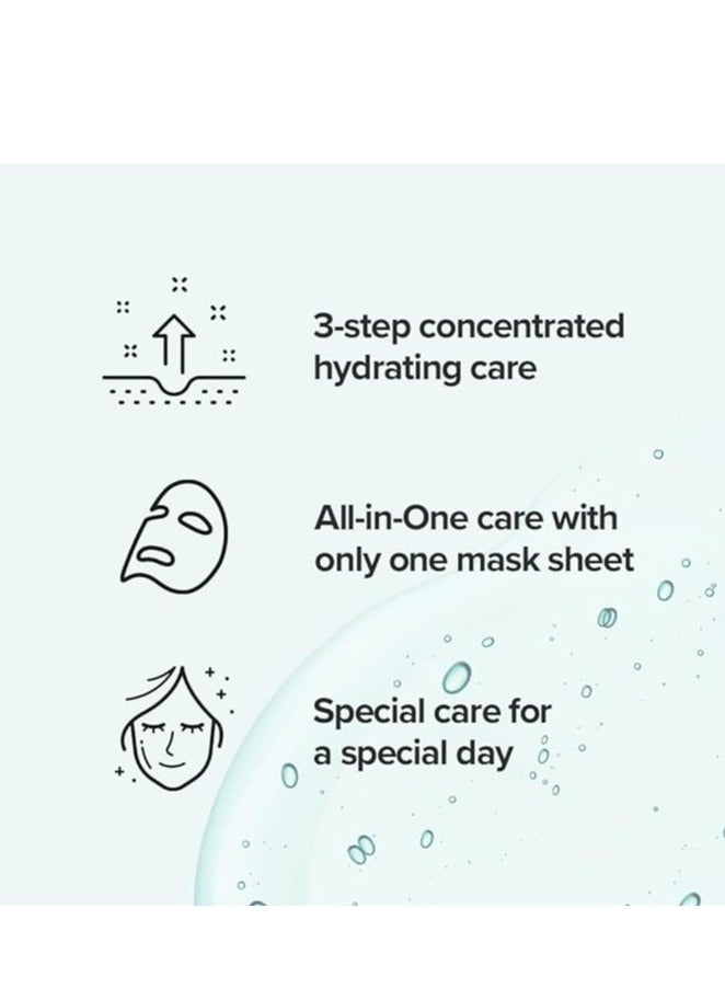 JM Solution Marine Luminous Pearl Deep Moisture 3 Step Mask - Pack of 10
