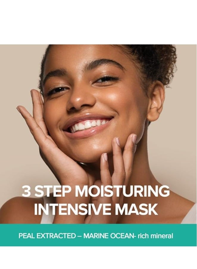 JM Solution Marine Luminous Pearl Deep Moisture 3 Step Mask - Pack of 10