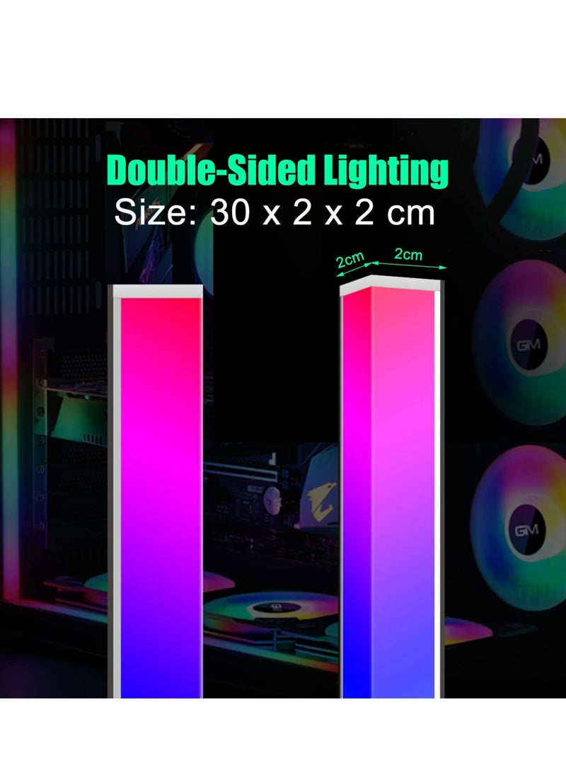 KB-14 RGB PC Light Strip for Gaming Case, 0.98ft Addressable Rainbow Magnetic LED Strip, 5V ARGB 4Pin Header for Asus, Asrock, Gigabyte, Compatible with GIM Hub