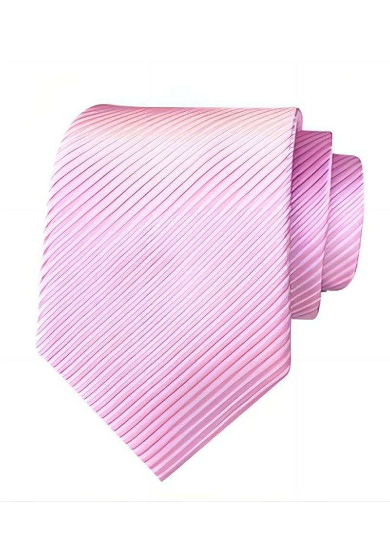 6 PCS Men's Premium Tie Gift Box Tie Pocket Square Fashionable Stylish Tie Clip Cufflinks Set