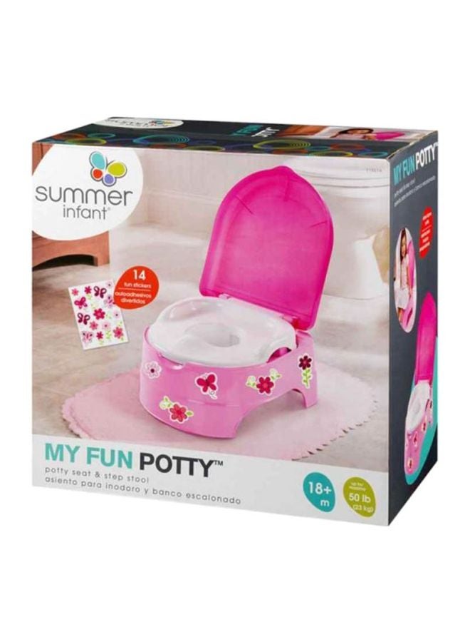 My Fun Potty Training System, 18+ M - Pink/White