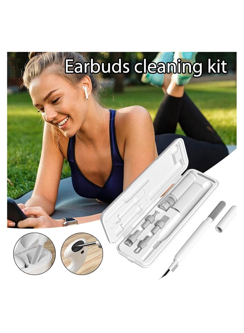 Laptop Keyboard Cleaner Kit 11 in 1 Electronics Cleaning Tool Effective Earphones Cleaning Tools Multi-Functional Cleaner Tools with Microfiber Cloth for Pc Tv Laptop Earbud Screen Keyboard