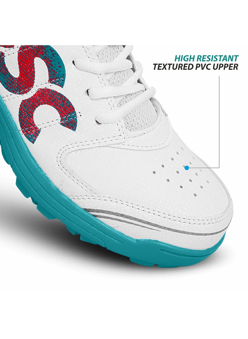 Beamer X Cricket Shoes | Color: Dark Cyan | Size: 11UK/12US/45EU | For Mens & Boys | Material: Polyvinyl Chloride | Lightweight & Highly Durable | Long Lasting Performance