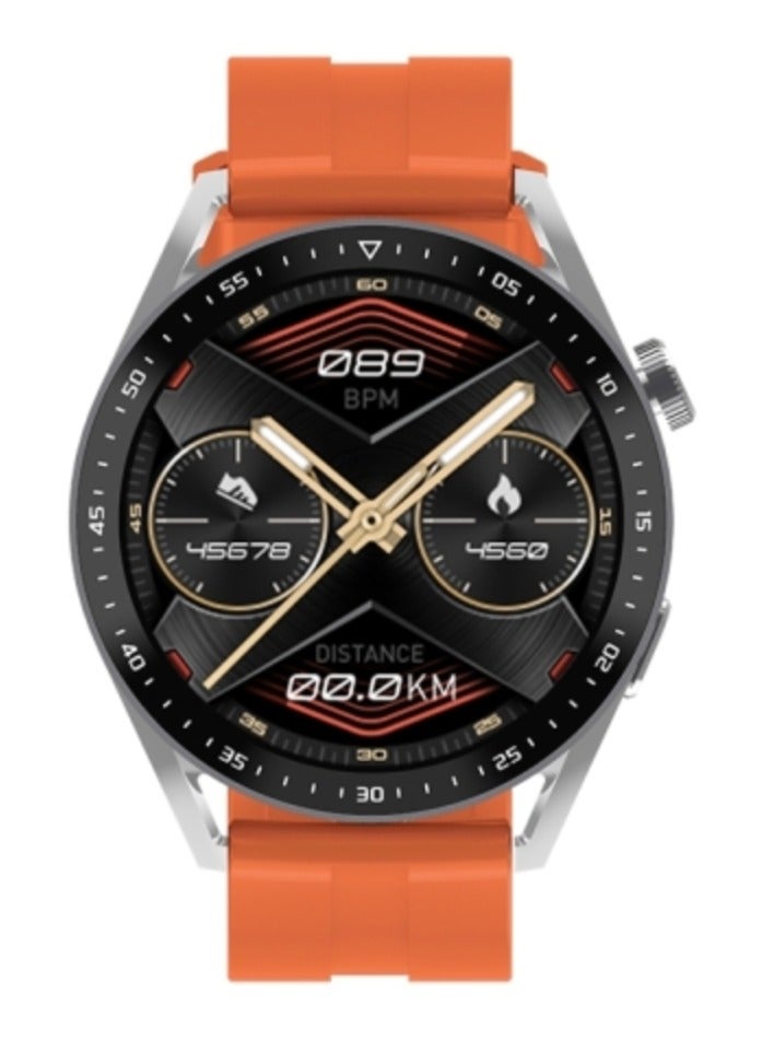 EC33 Pro 1.48 inch Color Screen Smart Watch,Support Heart Rate Monitoring / Blood Pressure Monitoring(Orange)