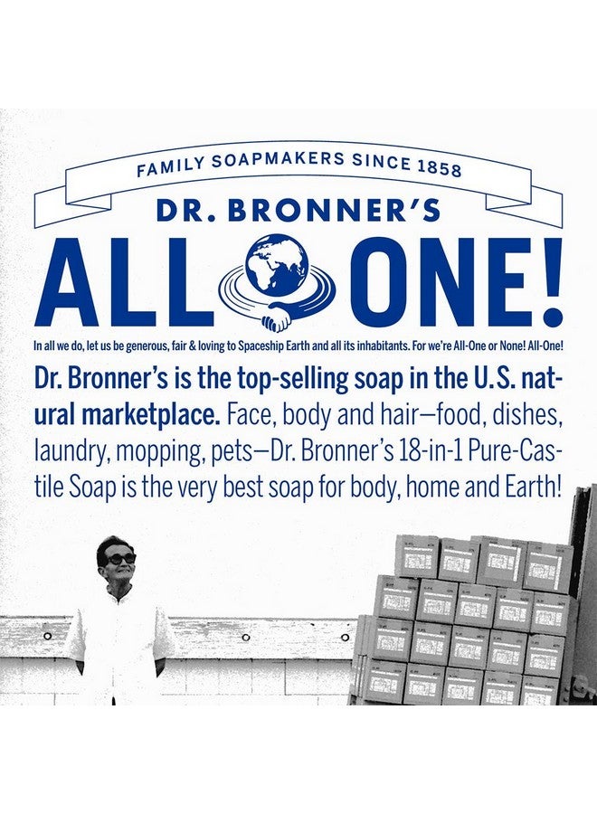 Dr. Bronner’Spurecastile Liquid Soap (Tea Tree 32 Ounce 2Pack)Made With Organic Oils 18In1 Uses: Acneprone Skin Dandruff Laundry Pets And Dishes Concentrated Vegan