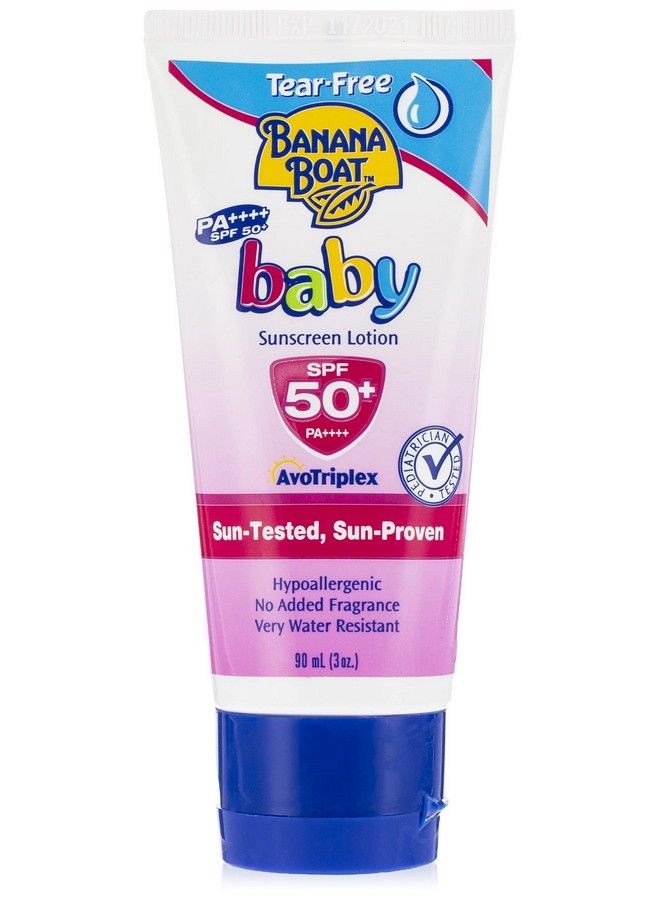 Water Resistant Tear Free Sunscreen Lotion For Baby Spf 50+ (90 Ml)