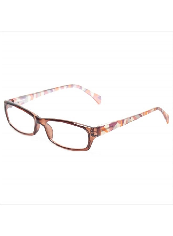 Reading Glasses 5 Pairs Fashion Ladies Readers Spring Hinge with Pattern Print Eyeglasses for Women (5 Pack Mix Color, 1.75)