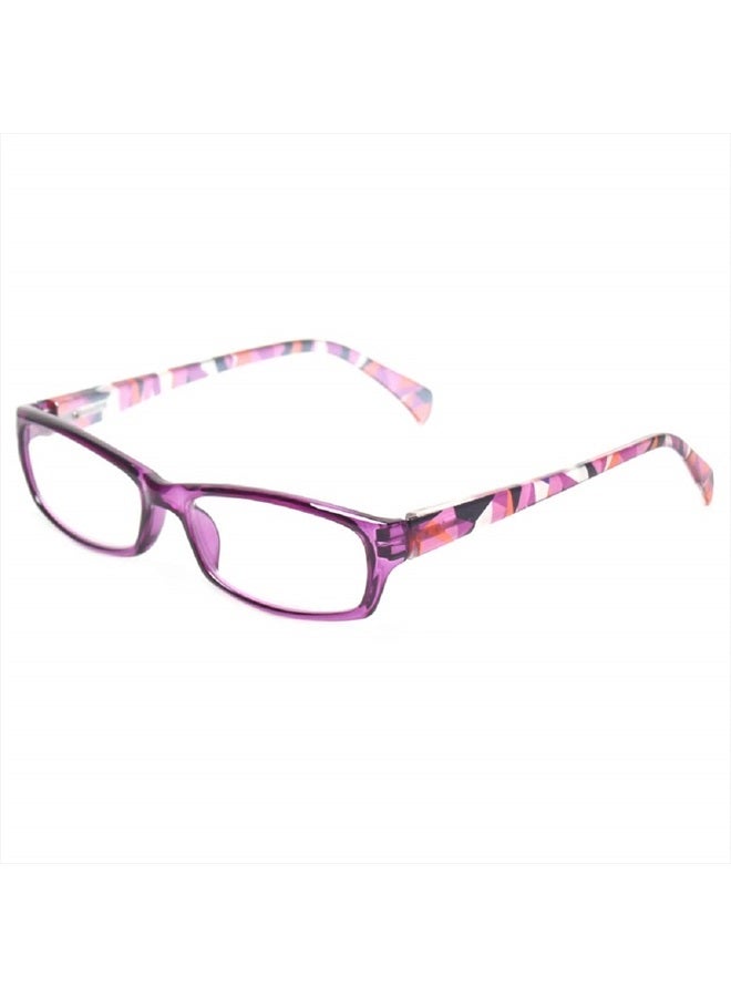 Reading Glasses 5 Pairs Fashion Ladies Readers Spring Hinge with Pattern Print Eyeglasses for Women (5 Pack Mix Color, 1.75)