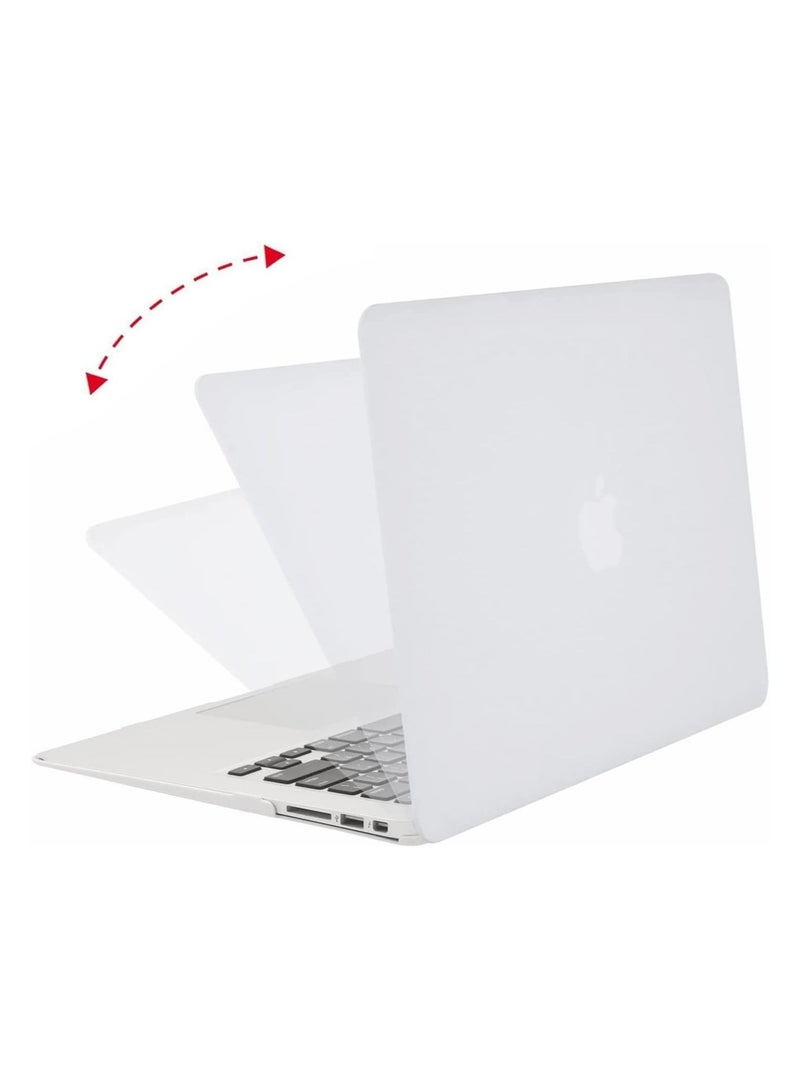 Plastic Hard Shell Case Cover Compatible with Older Version MacBook Air 13.3-Inch Model:- A1369/A1466 Released 2010 to 2017