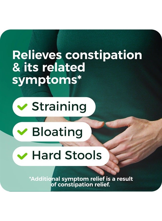 Overnight Relief Laxative for Gentle Constipation Relief, Bisacodyl 5 mg Tablets, 50 Count