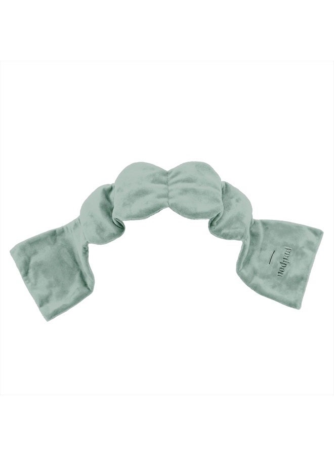 Nodpod Gentle Pressure Sleep Mask | Patented Light Blocking Design for Sleeping, Travel & Relaxation | Bead Filled, Machine Washable, BPA Free Eye Pillow (Sage)