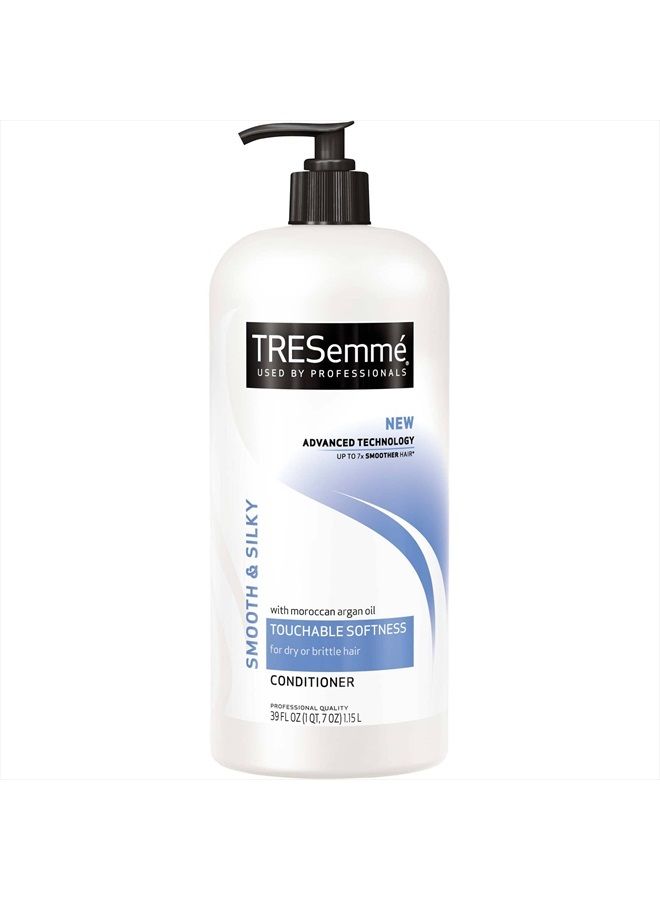 TRESemme Smooth And Silky Conditioner With Pump, 39 Ounce