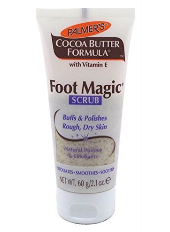 Palmers Cocoa Butter Foot Magic Scrub 2.1 Ounce (62ml) (2 Pack)