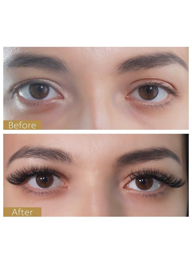 Easy Fan Eyelash Extensions Volume Sets Self Fanning Lashes Black Salon Stylists Mega Fullness Semi Permanent .05 CC Curl 9-15mm Mix Tray