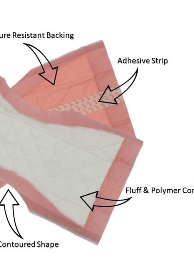Extra Large Super-Absorbent Contoured Hospital Style Pad Liners - 7
