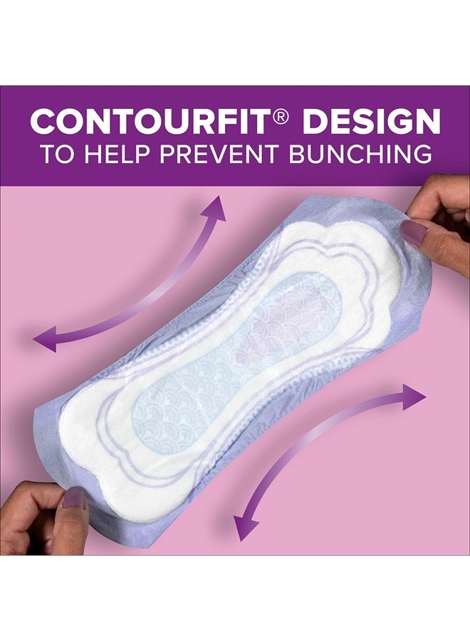 Incontinence Pads And Postpartum Incontinence Pads, 5 Drop Maximum Absorbency, Long Length, 84 Count - 2 Packs Of 42, Packaging May Vary