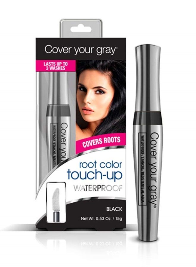 Waterproof Root Touch-Up, Black, 0.53 Ounce