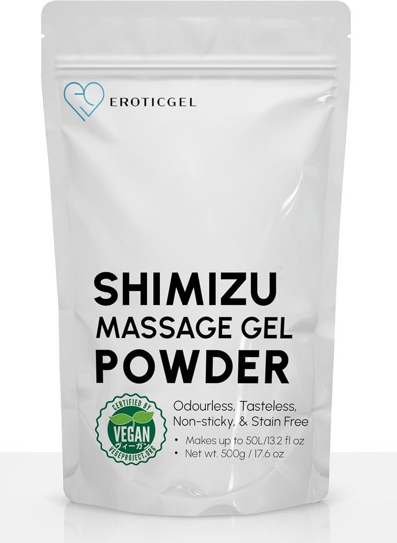 Nuru Massage Gel Therapy Powder 500g | Seaweed & Green Tea | Made in Japan | Paraben & Glycerine Free