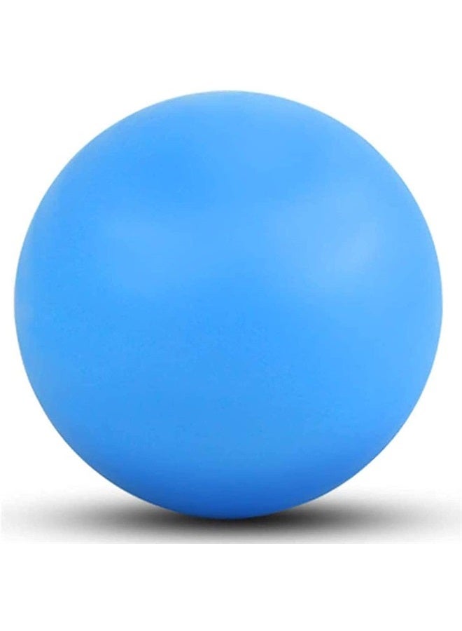 Massage Lacrosse Ball for Sore Muscles, Shoulders, Neck, Back, Foot, Body, Deep Tissue, Trigger Point, Muscle Knots, Yoga and Myofascial Release (Blue)