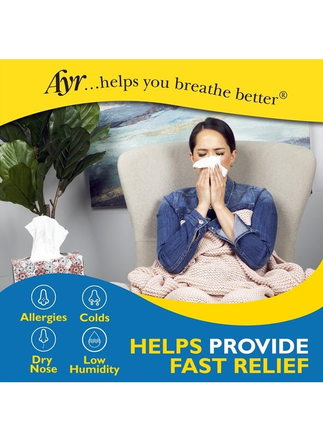 Ayr Saline Nasal Mist, 1.69 Fl Oz (Pack of 6) (Packaging may vary)
