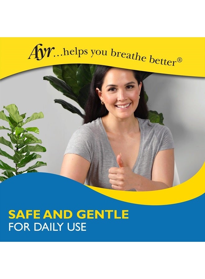 Ayr Saline Nasal Mist, 1.69 Fl Oz (Pack of 6) (Packaging may vary)