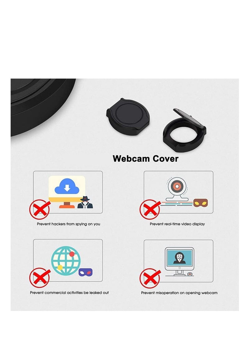 Webcam Privacy Cover,Shutter Protects Lens Cap Hood Covers with Strong Adhesive, Protecting Privacy and Security for Logitech HD Pro Webcam C920 & C930e & C922 & C922X Pro Stream Webcam