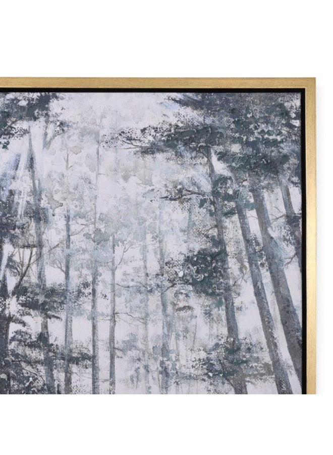 Walk Framed Wall Art, Grey - 100X100 Cm