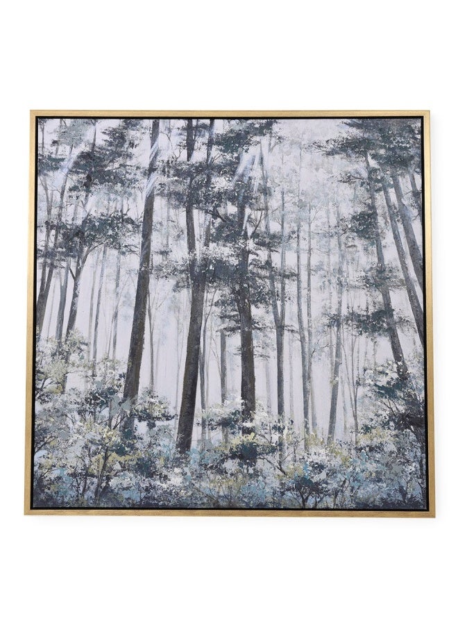 Walk Framed Wall Art, Grey - 100X100 Cm