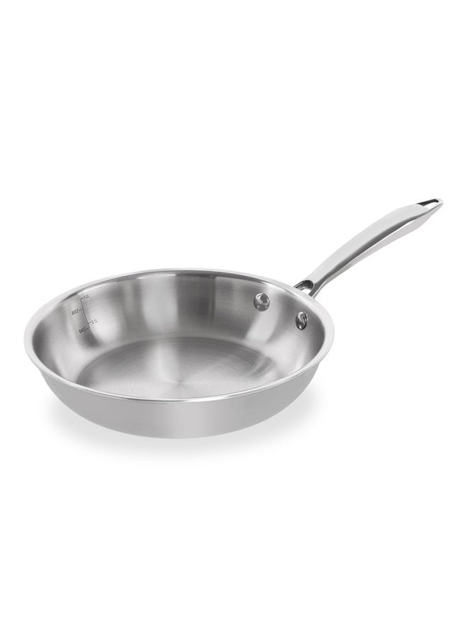 Oli Triply Frypan Without Lid, Silver - 24 Cm