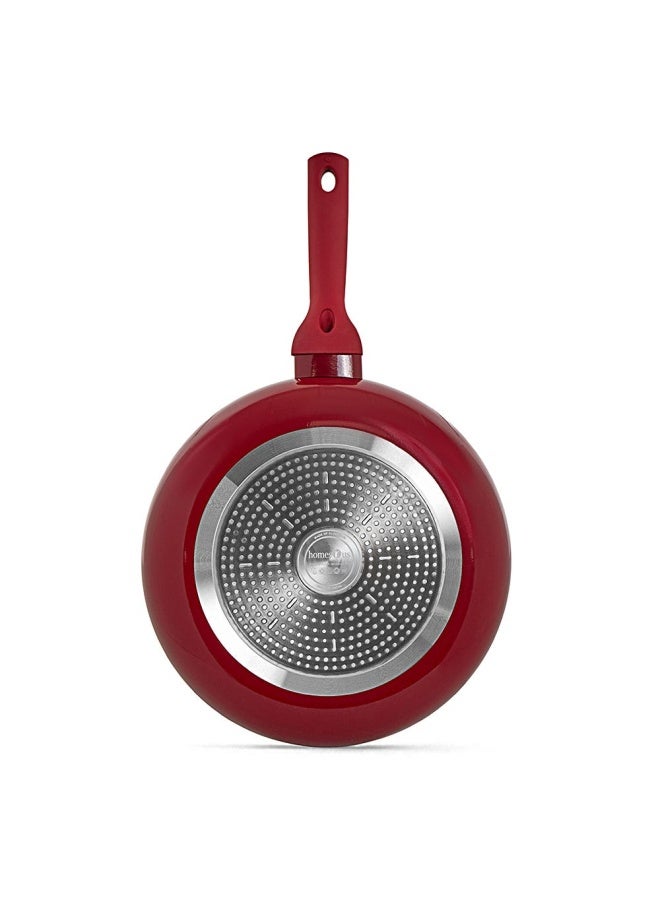 Yna Non-Stick Frypan, Red & Black - 28 Cm